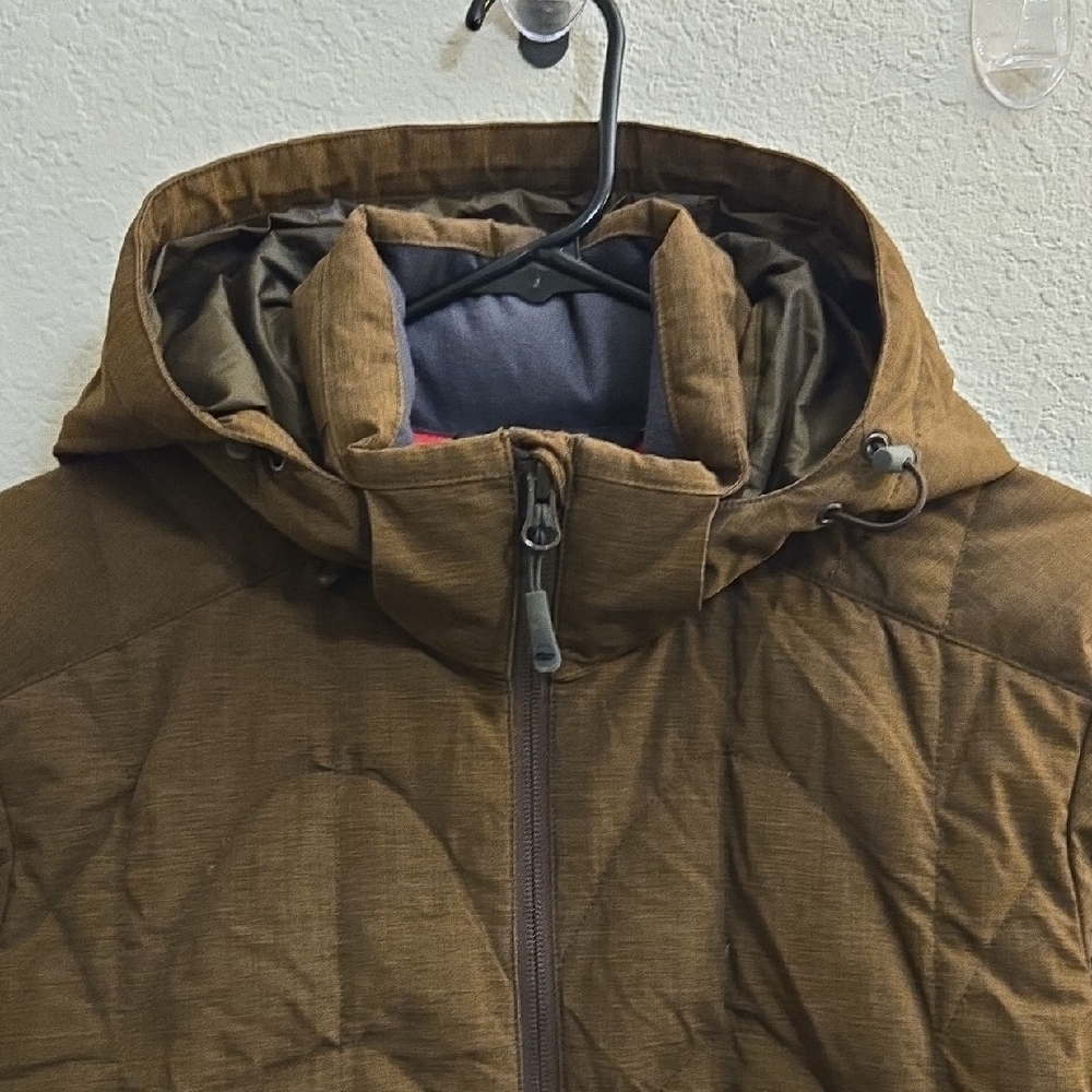 Outdoor Research Hooded Long Puffer Jacket - Tech Brown - Medium - Picture 4 of 16